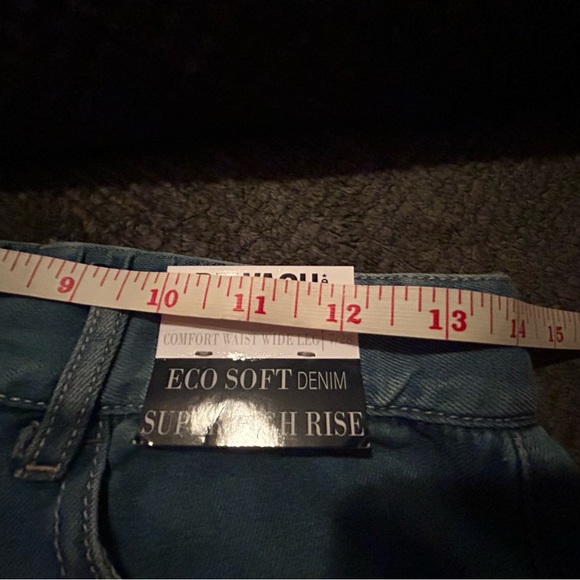 Women’s jeans, REWASH Brand eco soft denim 7/28 super high rise, stretch waste - Picture 9 of 11